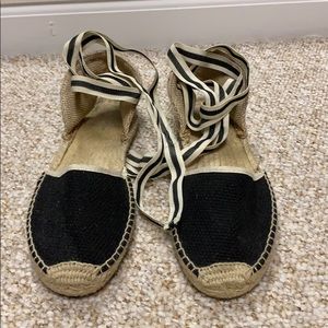 Soludos ankle wrap espadrilles!